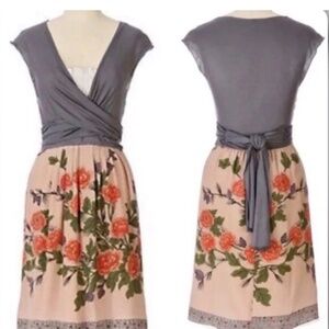 Anthropologie rare globemallow dress small one September euc